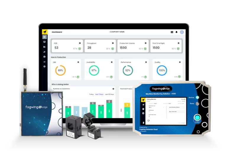 Fogwing Matrix: Elevate production monitoring. Harness IoT for real-time insights, OEE optimization, and efficient machine tracking.